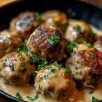 Irresistible Authentic Swedish Meatballs with Creamy Gravy