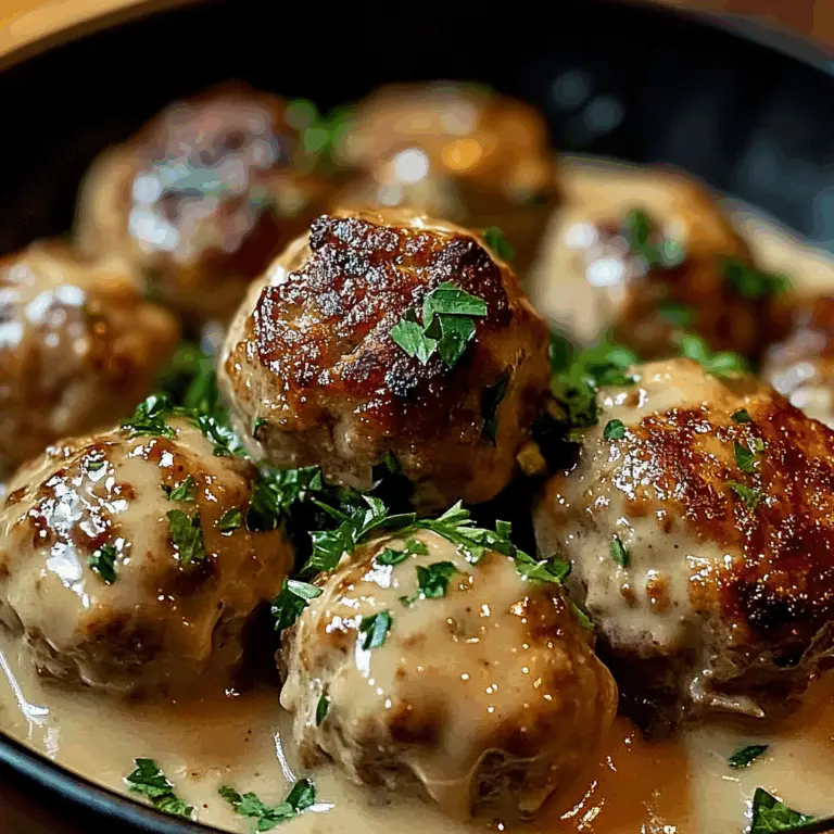 Irresistible Authentic Swedish Meatballs with Creamy Gravy