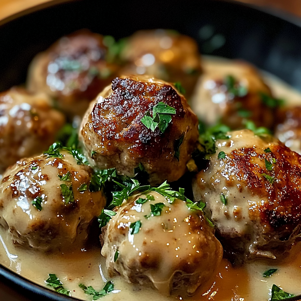 Irresistible Authentic Swedish Meatballs with Creamy Gravy