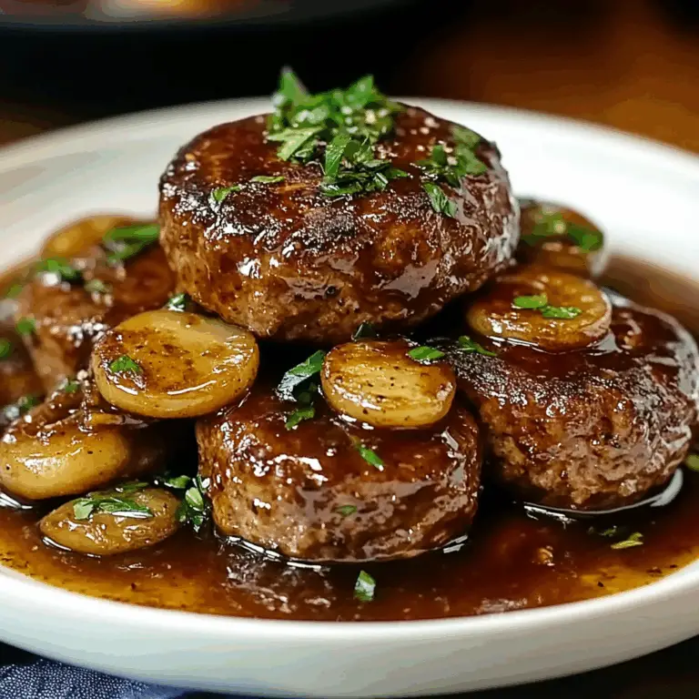 Bobby Flay’s Salisbury Steak: Comfort Food Delight