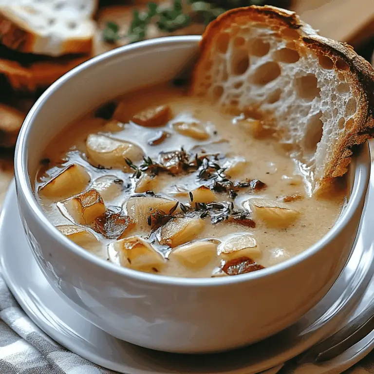 Cozy Country French Garlic Soup Recipe for Comforting Flavor