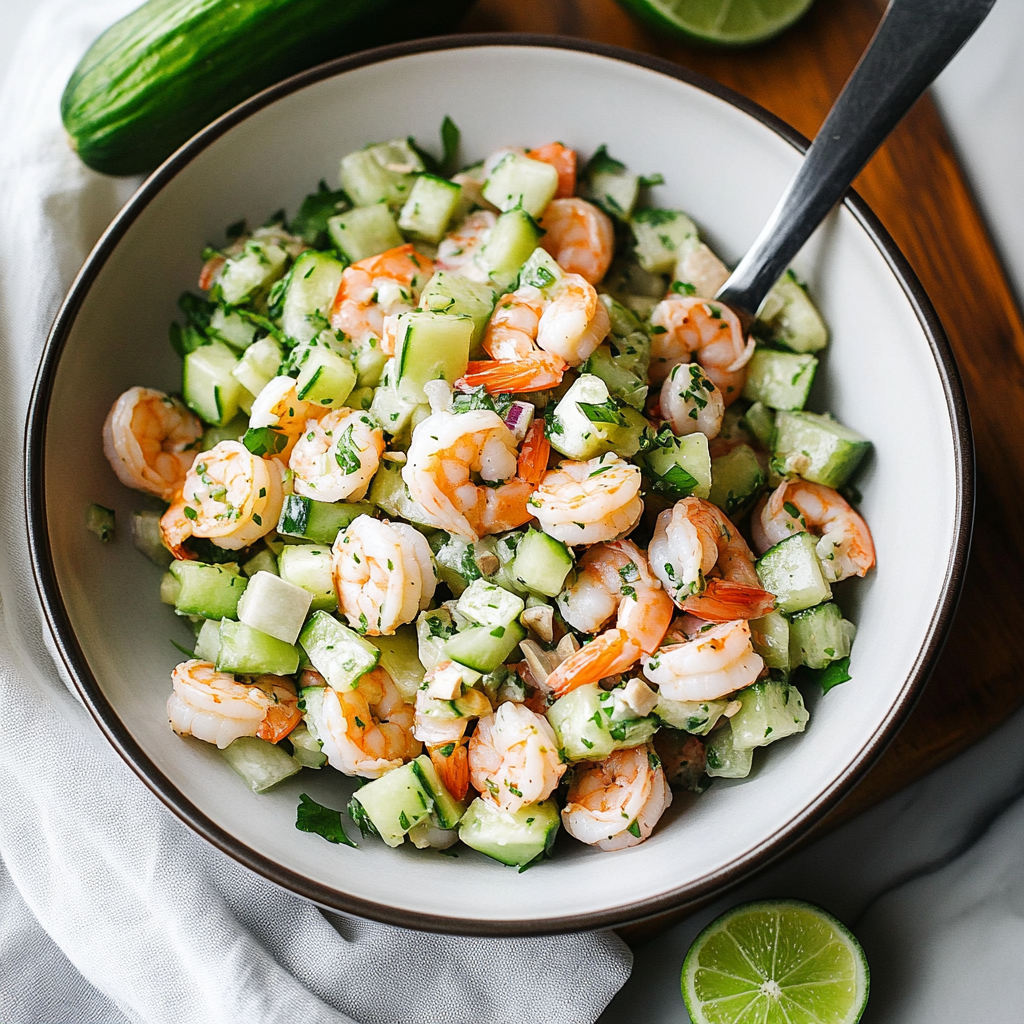 Refreshing Cucumber Shrimp Salad Recipe for Summer Bliss