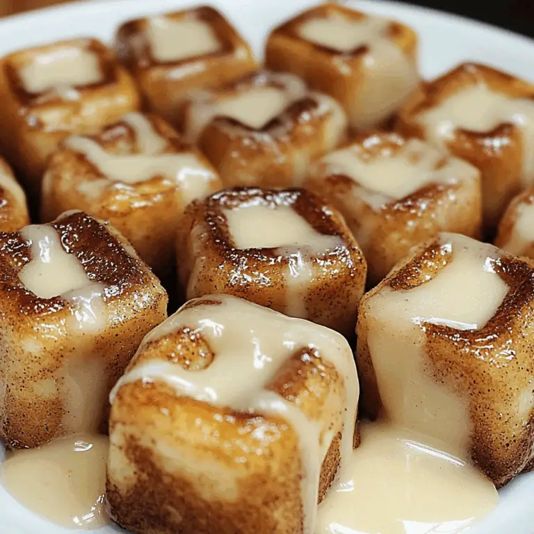 Irresistible Cinnamon Roll French Toast Bites Recipe