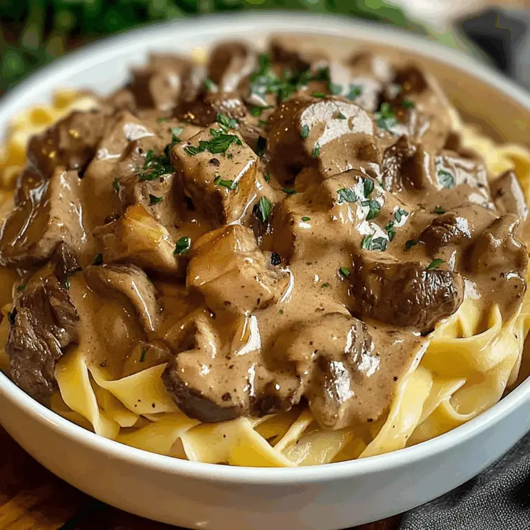 Irresistible Homemade Beef Stroganoff Recipe to Savor