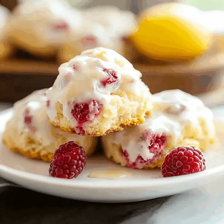 Irresistible Lemon Raspberry Easy Scones Recipe