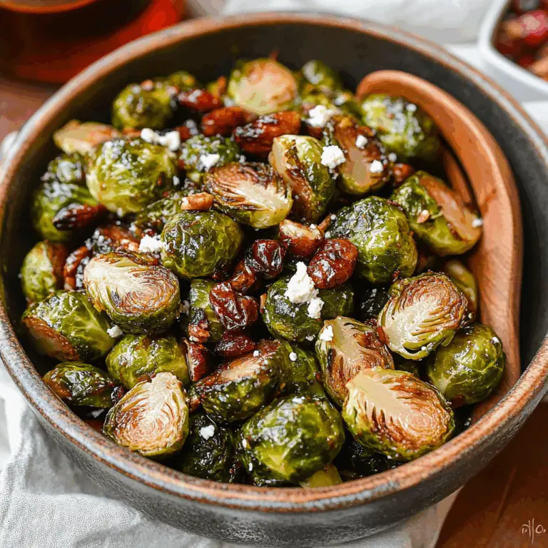 Irresistible Maple-Balsamic Roasted Brussel Sprouts Recipe