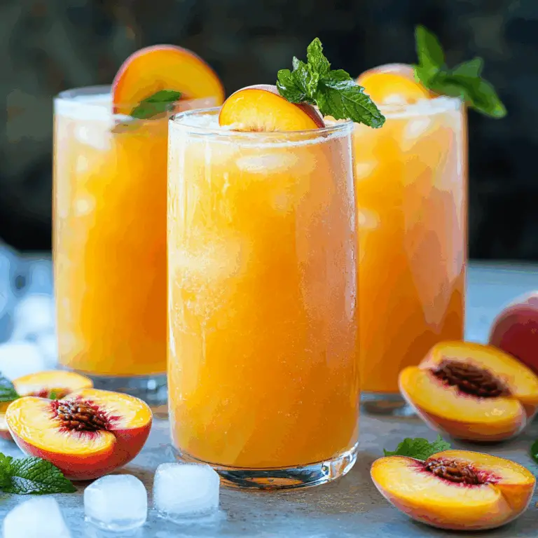 Refreshing Peach Lemonade Recipe for Summer Bliss