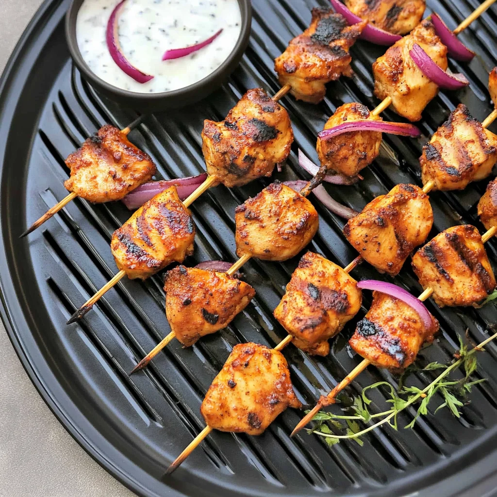 Peruvian Style Oven Chicken Kabobs
