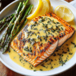 Irresistible Salmon with Lemon Butter Sauce Recipe