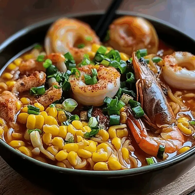 Irresistible Seafood Boil Ramen Recipe for Cozy Nights