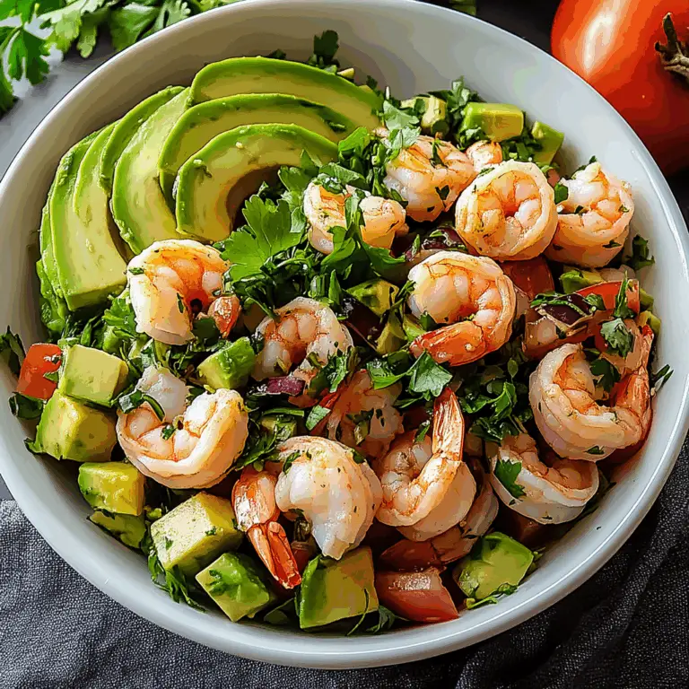 Zesty Shrimp Avocado Salad Recipe for Fresh Flavor Lovers