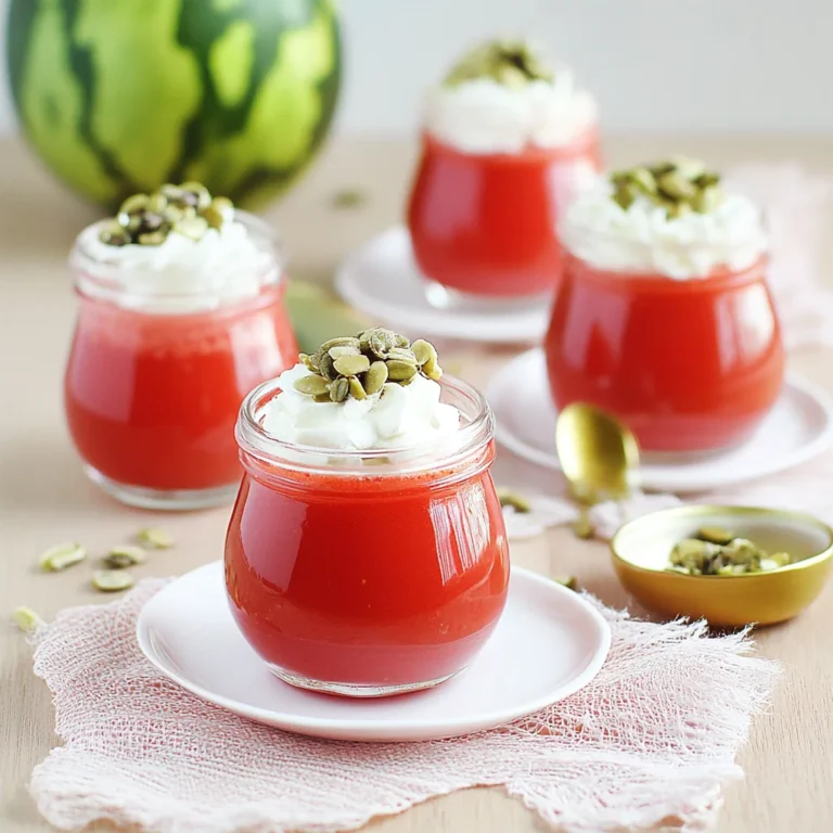 Sicilian Watermelon Pudding (Gelo di Melone)