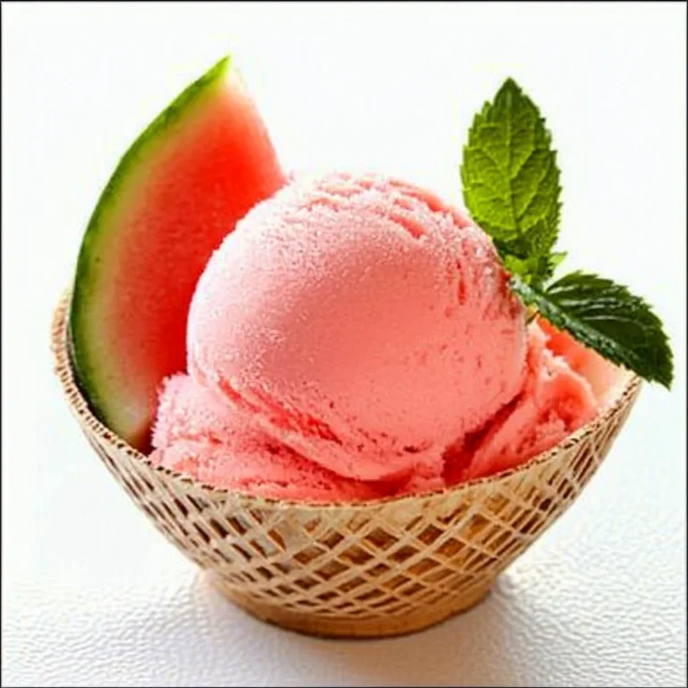 Watermelon ice cream