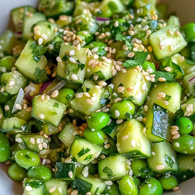 Cucumber Edamame Salad