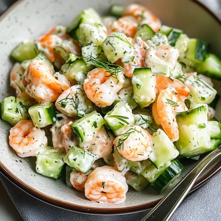 Cucumber Shrimp Salad