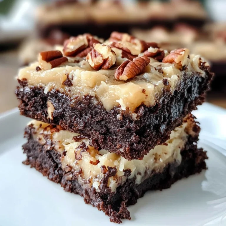 German Chocolate Brownies