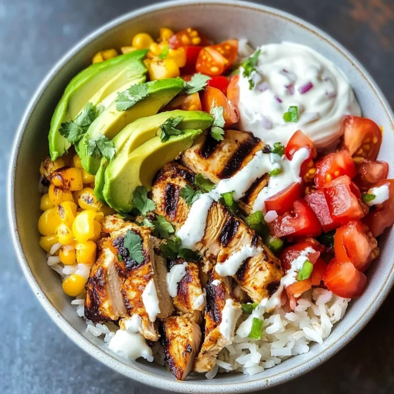 Grilled Chicken Burrito Bowls