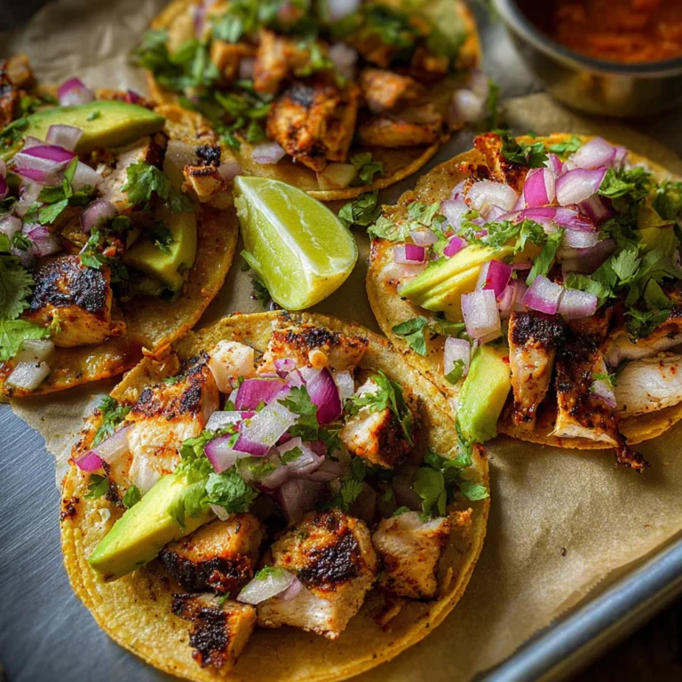 Grilled Chicken Street Tacos
