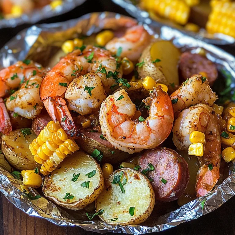 Grilled Shrimp Boil Packets