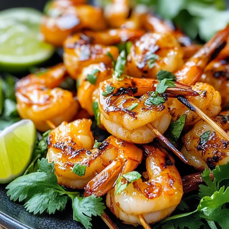 Honey Sriracha Shrimp Kebab Recipe