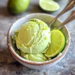 Key Lime Avocado Vegan Ice Cream
