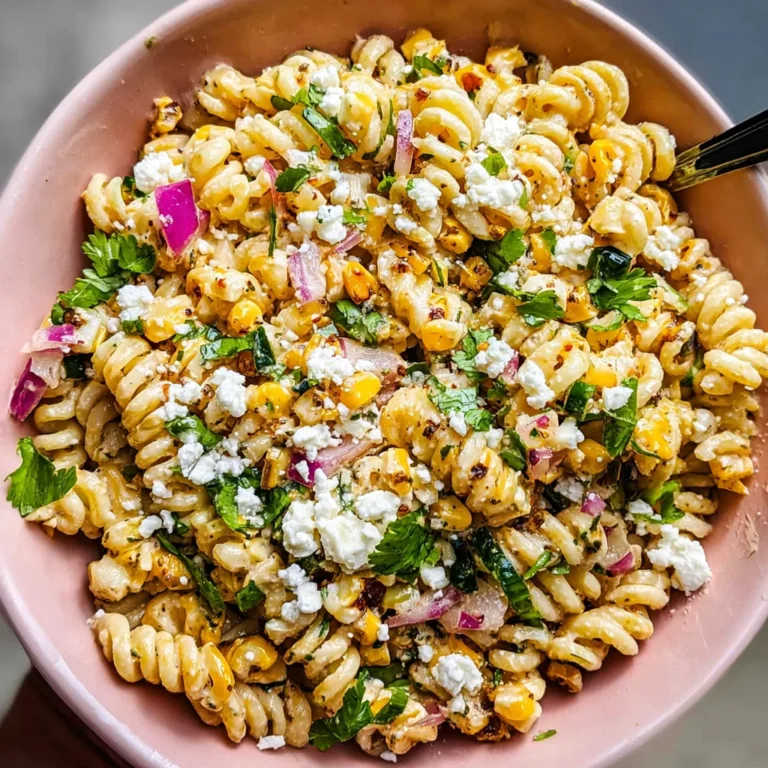 Mexican Street Corn Pasta Salad Recipe