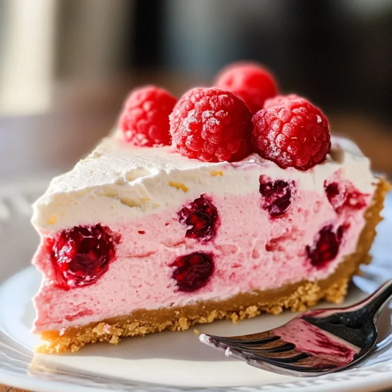 No Bake Raspberry Cheesecake