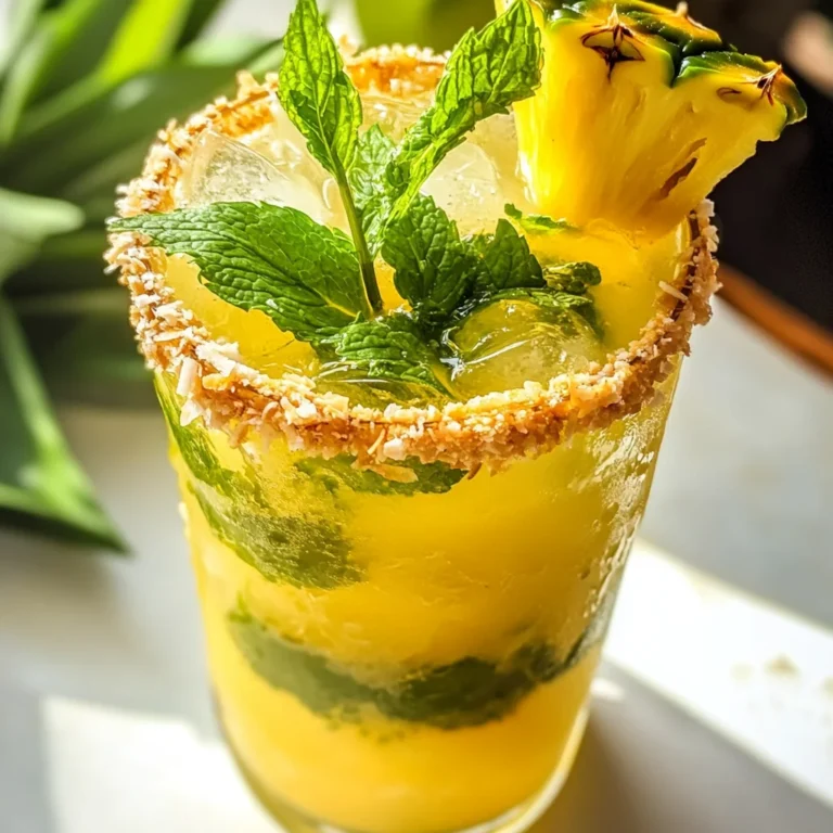 Pineapple Coconut Mojito Recipe