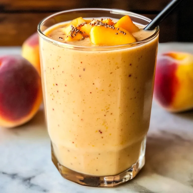 Banana Peach Smoothies