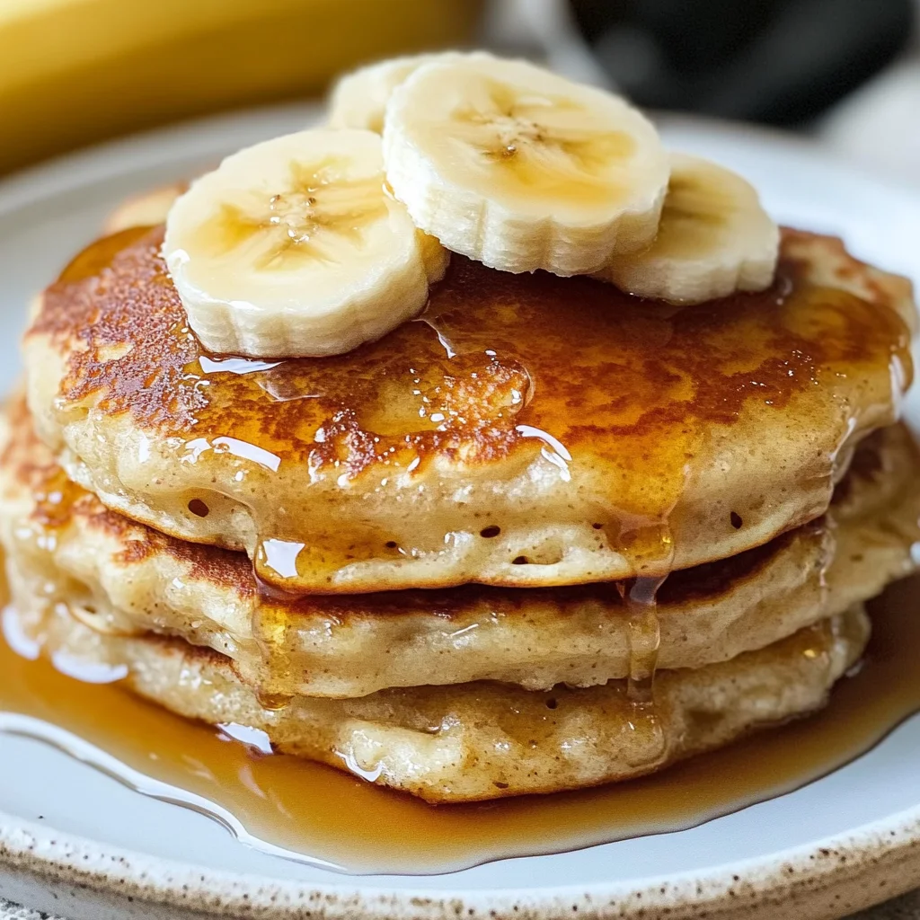 Brown Sugar Banana Pancakes