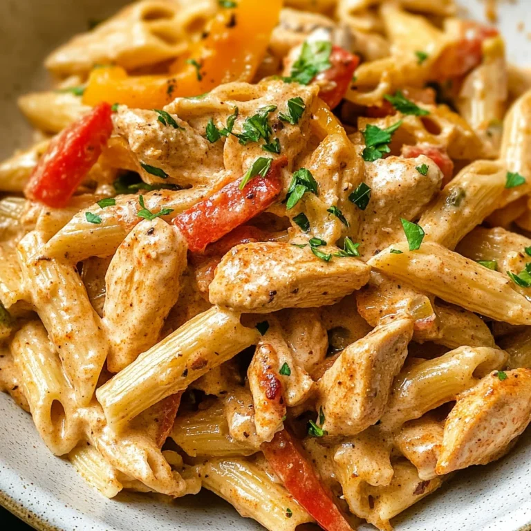 Cashew Cream Cajun Chicken Pasta - Dairy Free!