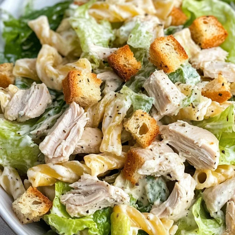 Chicken Caesar Pasta Salad