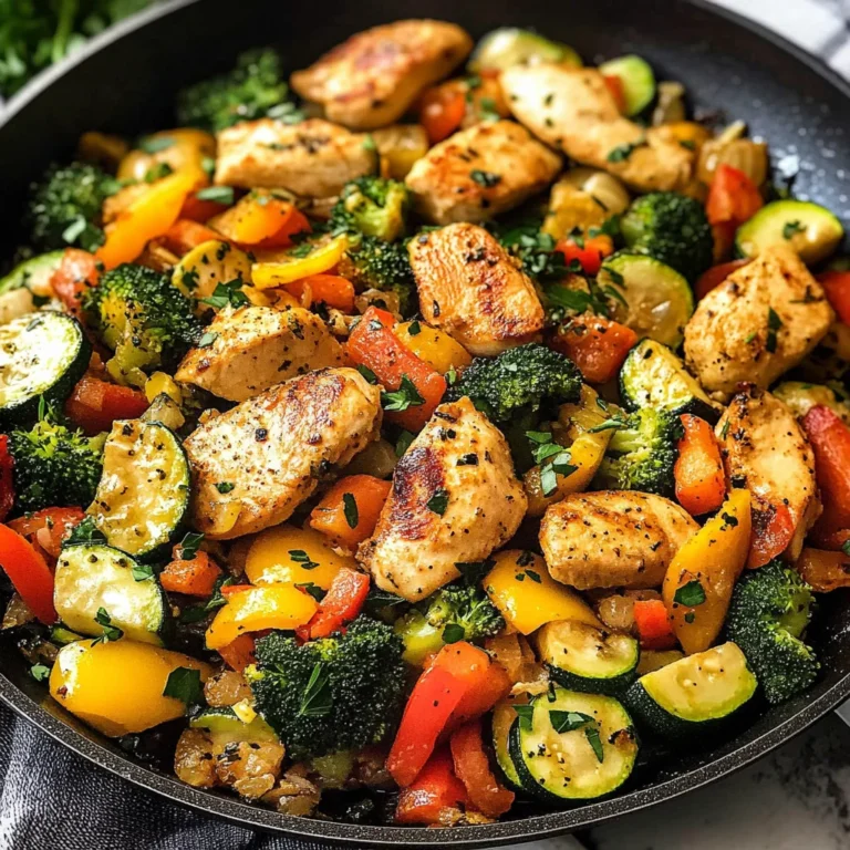 Chicken and Vegetables Skillet Recipe