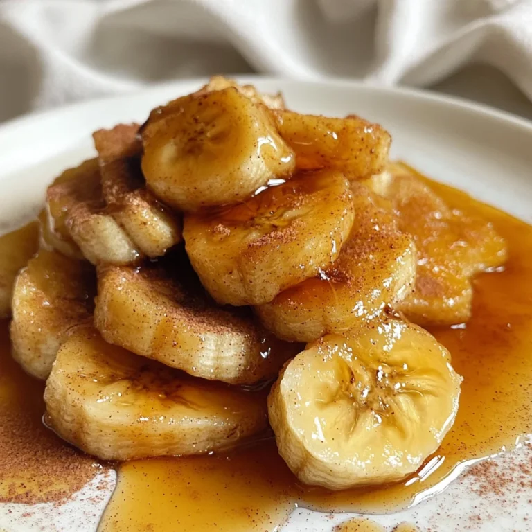 Cinnamon Baked Bananas