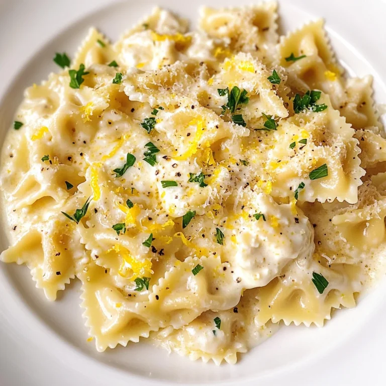 Creamy Lemon Ricotta Pasta (Under 10 Minutes!)