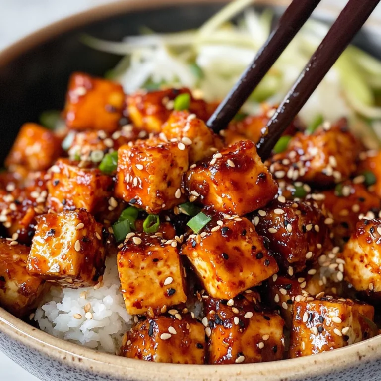 Crispy Gochujang Korean Tofu