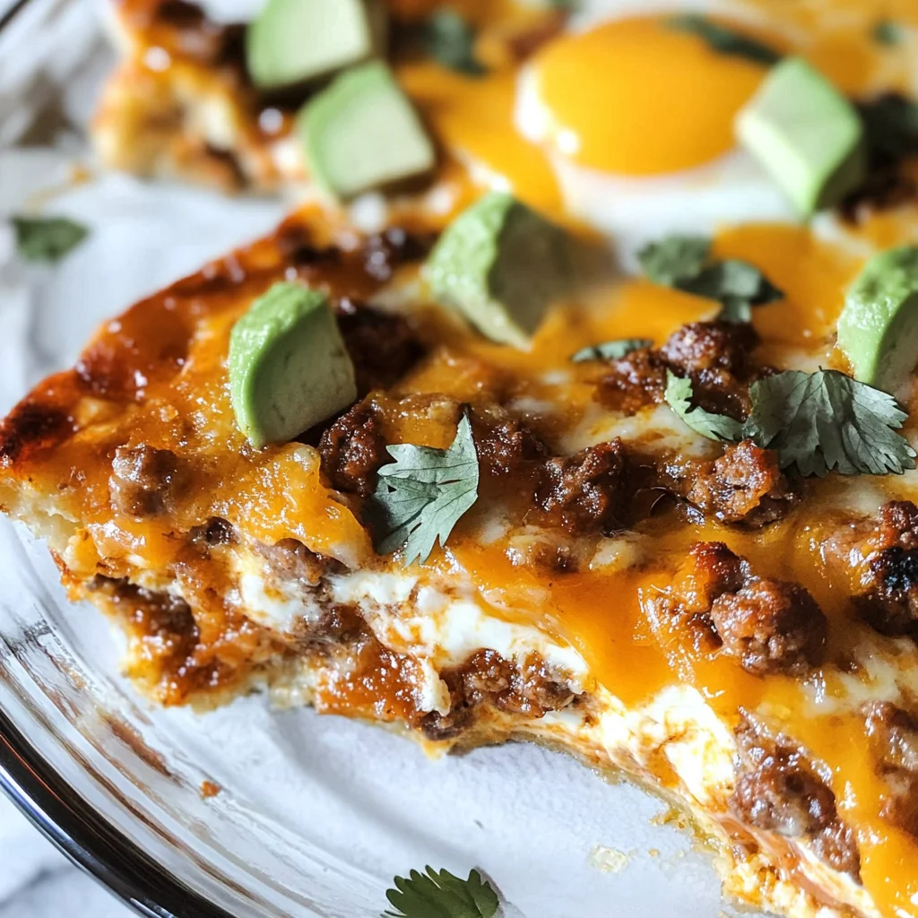 Crustless Taco Pie (Keto Taco Pie + Low Carb, Gluten Free)