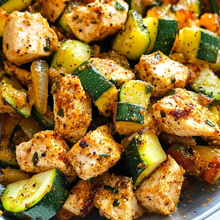 Easy Baked Chicken and Zucchini Recipe