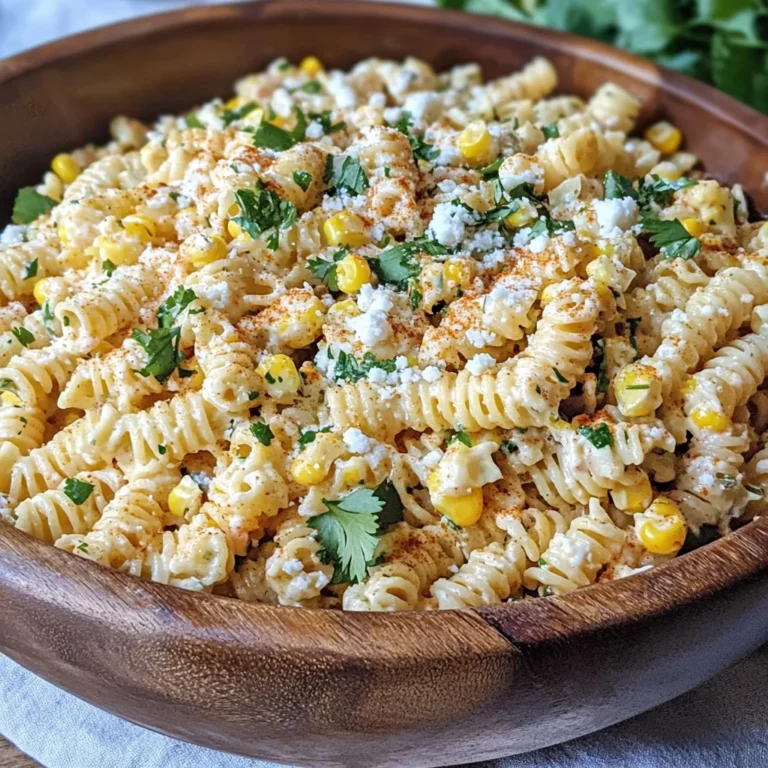 Elote Pasta Salad Recipe (Mexican Street Corn)