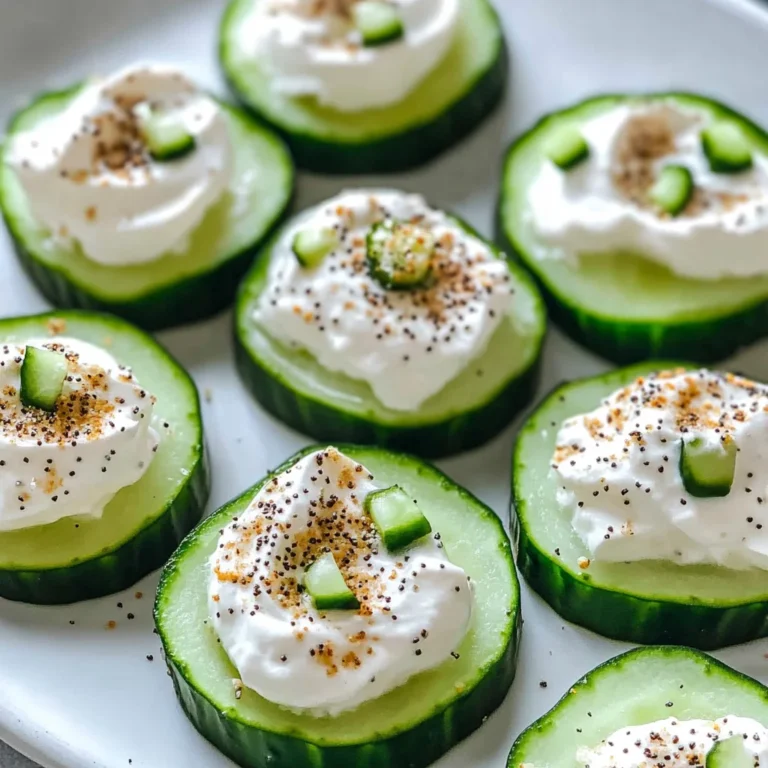 Everything Bagel Cucumber Bites
