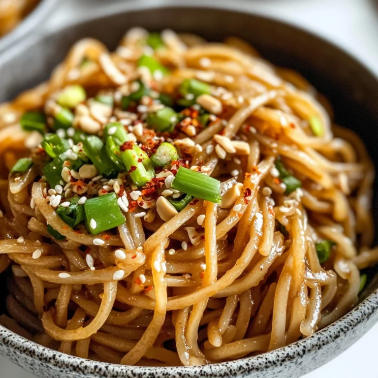 Garlic Sesame Noodles