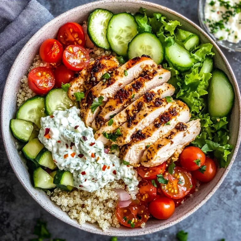 Greek Chicken Bowls