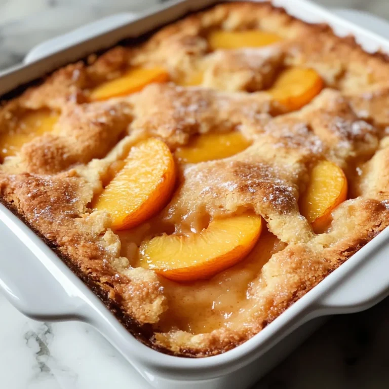 Juicy Peach Cobbler
