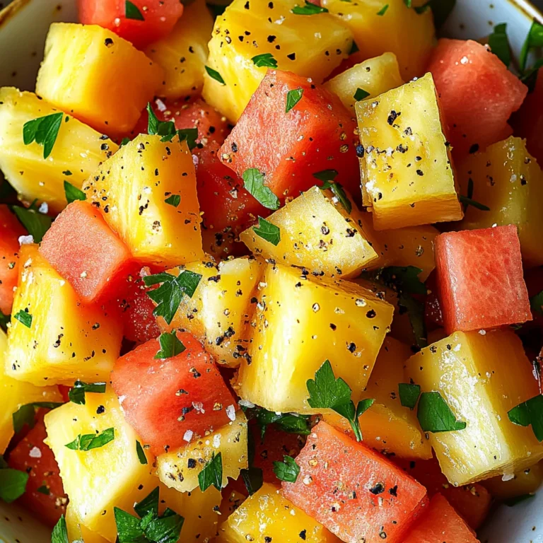 Melon and Pineapple Salad: A Fresh, Juicy BBQ Side Dish Favorite