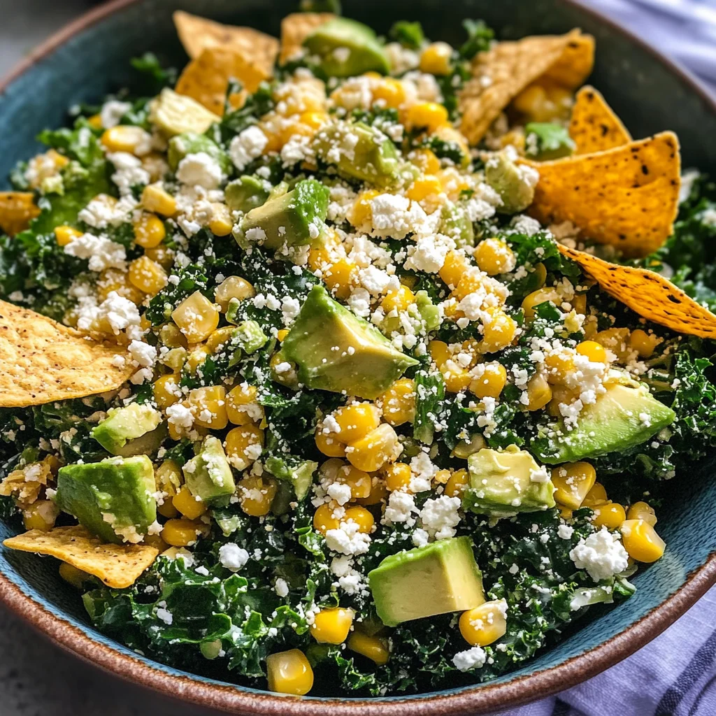 Mexican Street Corn Kale Salad