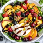 Peach Burrata Salad