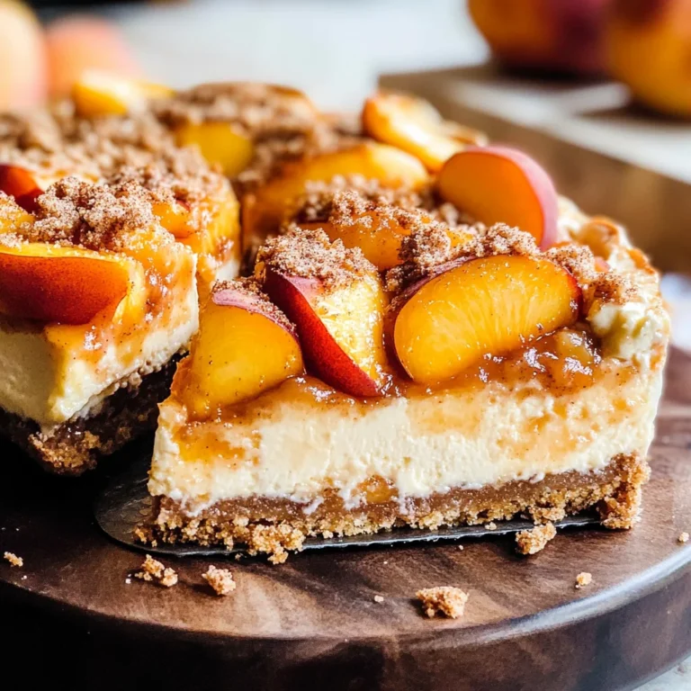 Peach Cobbler Cheesecake