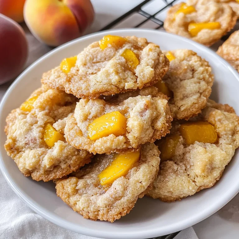 Peach Cobbler Cookies
