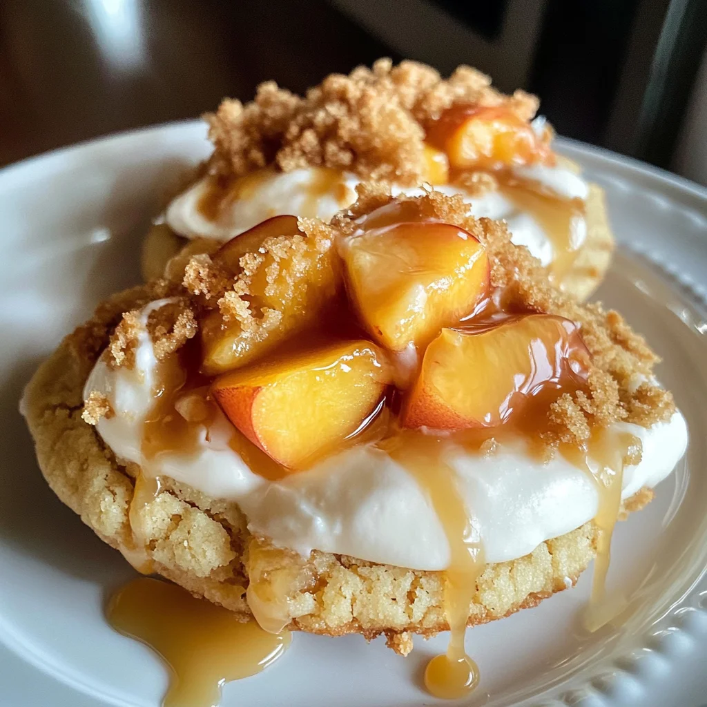 Peach Cobbler Cookies