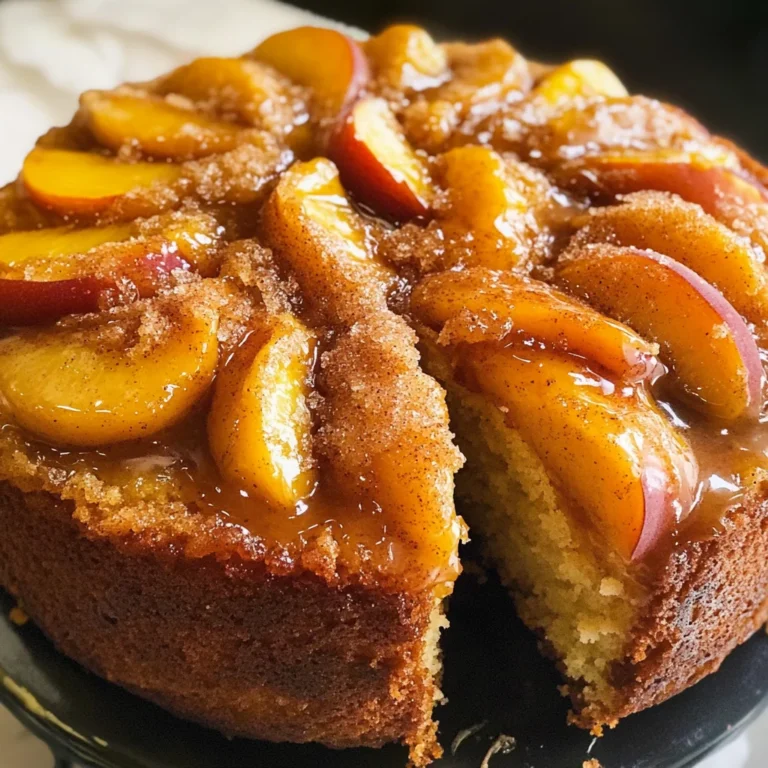 Peach Cobbler Pound Cake